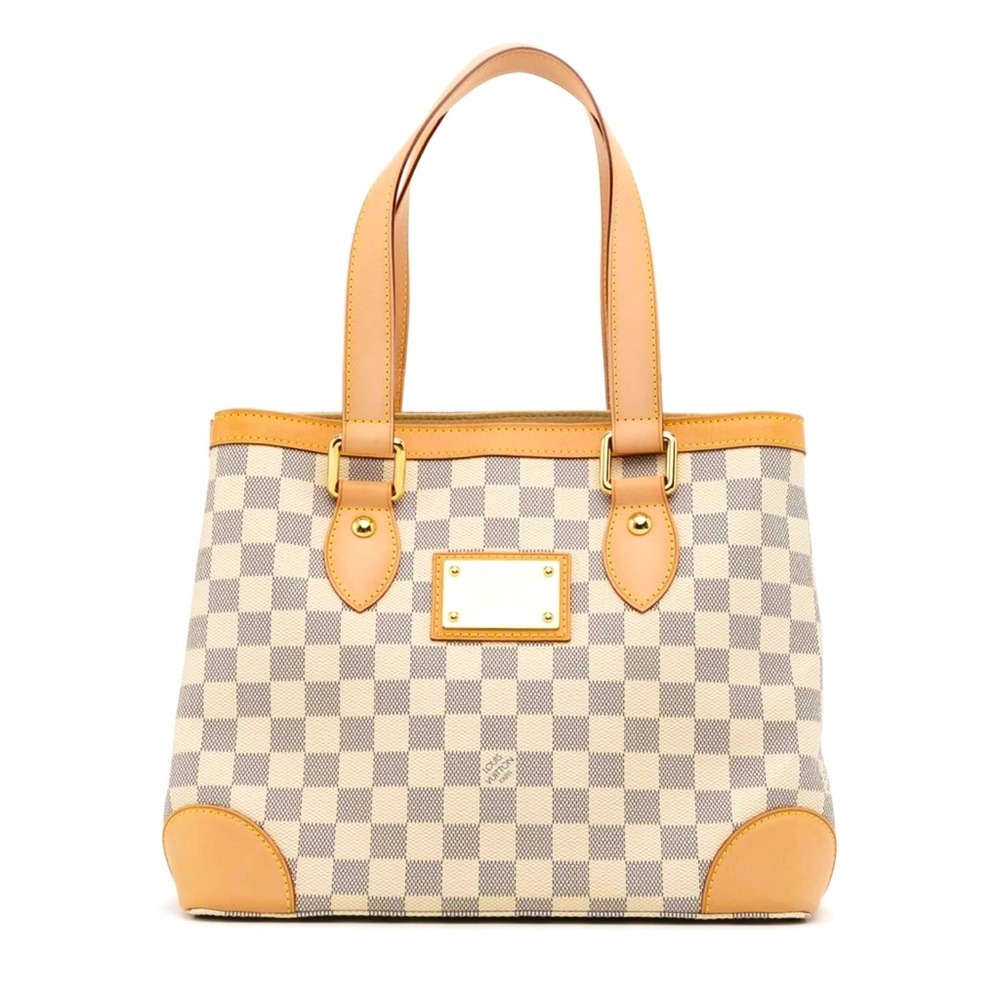Louis Vuitton Damier Azur Hampstead PM Tote new condition